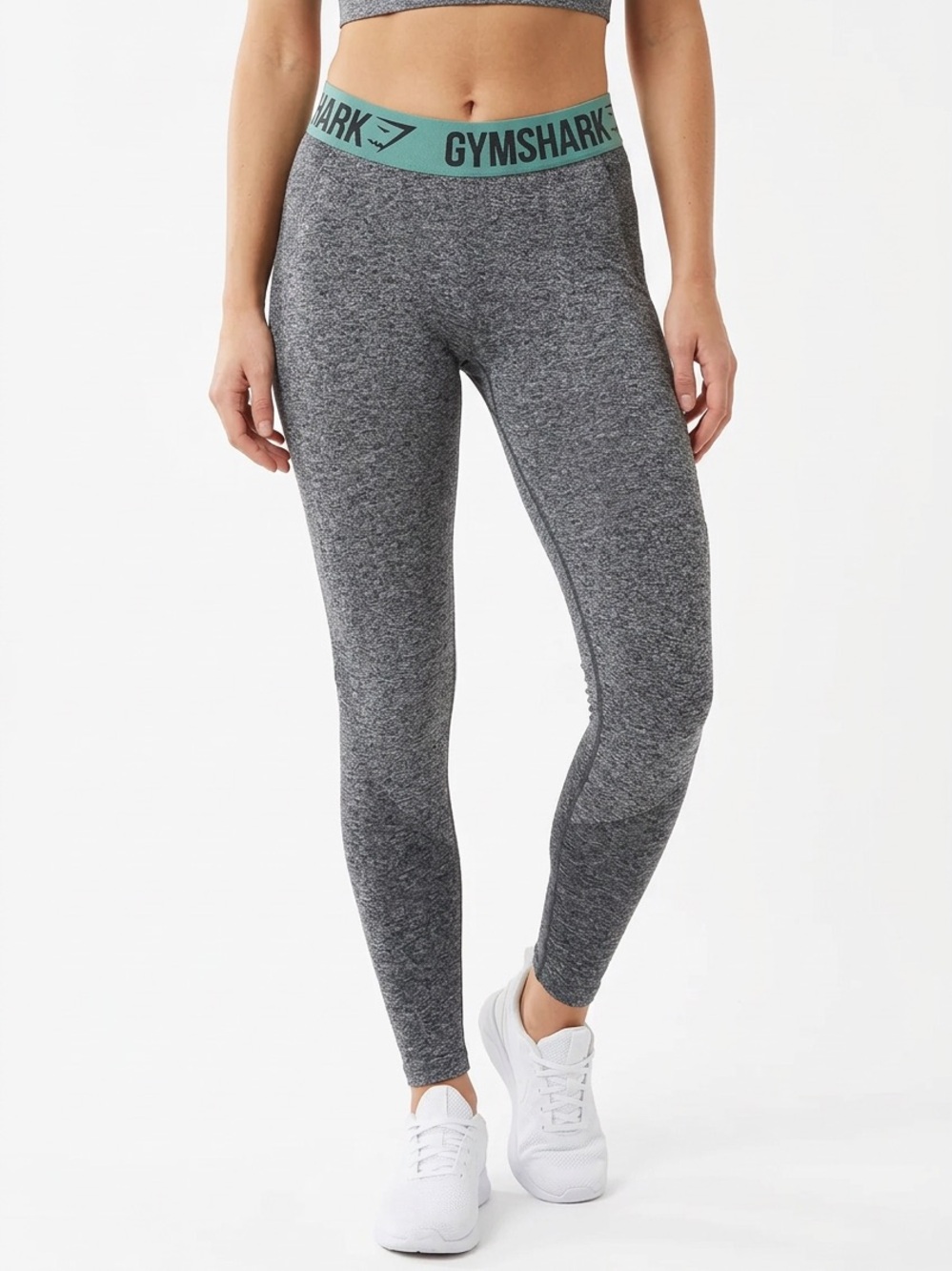 GYMSHARK | Grey Seamless High-Waist Leggings Women’s Size X-Small